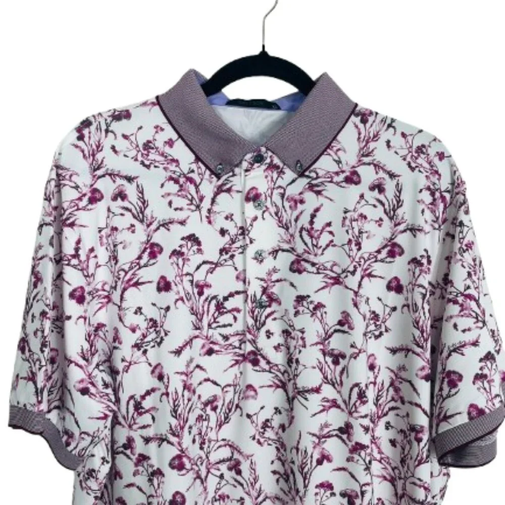 Greyson NEW Men's Water Thistle Golf Polo Shirt Size XL - Picture 5 of 11